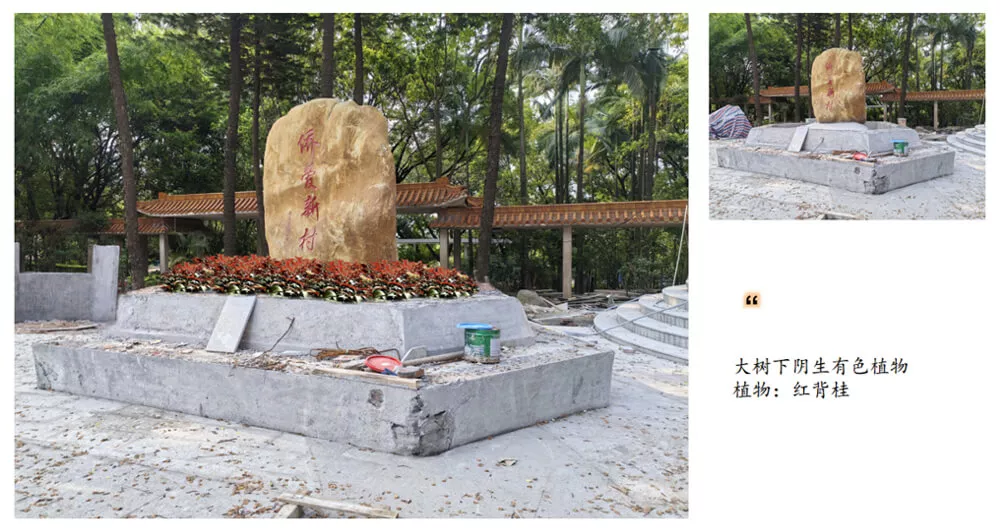 傍西僑愛公園綠化設計