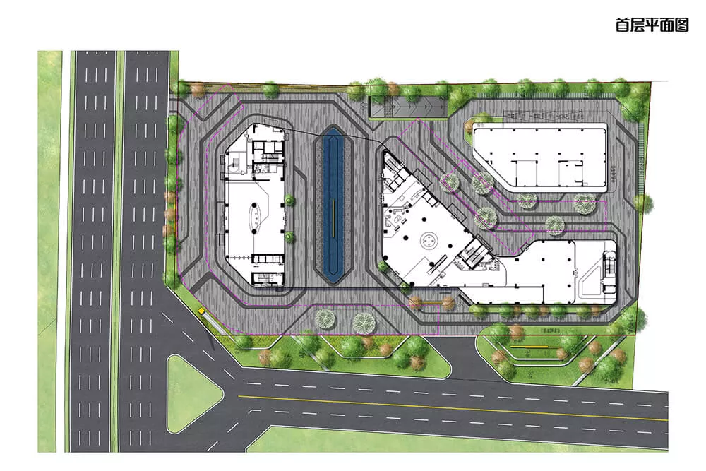 廣州吉穀企業總部景觀設計(ji)